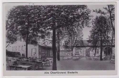 900998 AK Biederitz - Alte Oberförsterei, Restaurant, Konditorei und Kaffee 1943