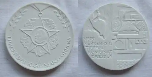 DDR Medaille VEB Verkehrs- und Tiefbau Kombinat Dresden Karl Marx Orden (149127)