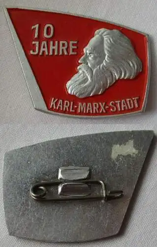 DDR Abzeichen 10 Jahre Karl-Marx-Stadt 1953 - 1963 (149103)
