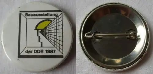 DDR Abzeichen Bauausstellung der DDR 1987 (149415)