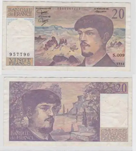 20 Franc Banknote Frankreich 1982 (138090)