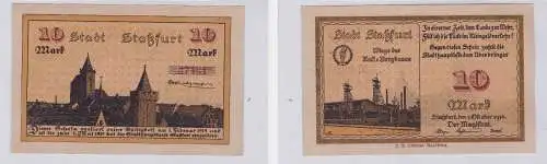 10 Mark Banknote Notgeld Stadt Staßfurt 1.10.1918 (126114)