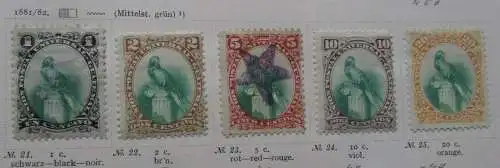 Seltene Briefmarkensammlung Guatemala 1881 bis 1908 (129099)