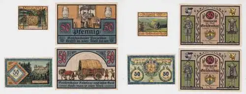 10 - 50 Pfennig Banknote Notgeld Stadt Gräfenthal 1921 (137558)