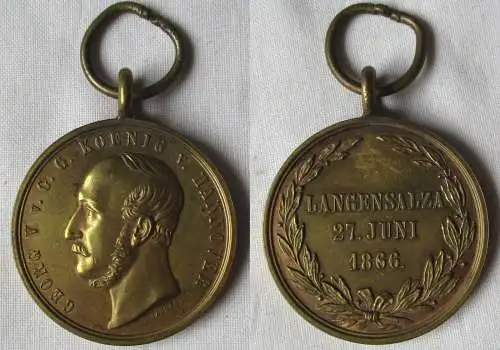 Königreich Hannover Langensalza-Medaille 1866 (115784)