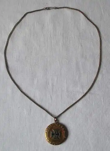 Patriotika Kette mit Anhänger Eisernes Kreuz 1914 1. Weltkrieg (128943)