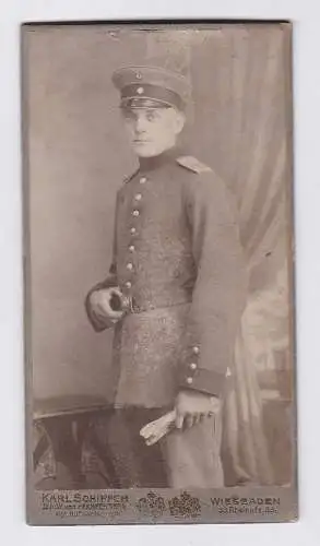 68801 Kabinett Foto Füsilier-Regiment von Gersdorff (Kurhessisches) Nr.80