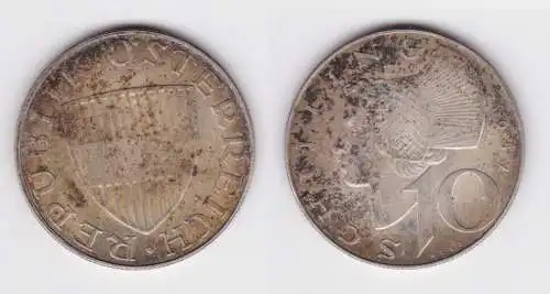 10 Schilling Silber Münze Österreich 1957 (102327)