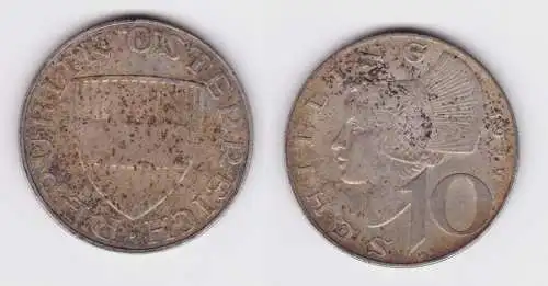 10 Schilling Silber Münze Österreich 1959 (108811)