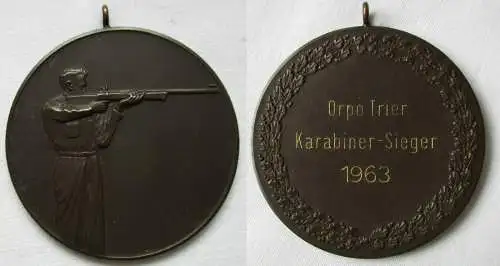 Schützen-Medaille Orpo Trier Karabiner-Sieger 1963 (141006)