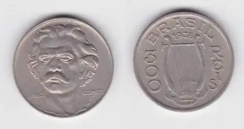 300 Reis Kupfer Nickel Münze Brasilien 1936 Carlos Gomes (138172)