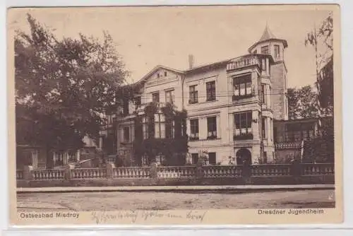 99855 Ak Ostseebad Misdroy Międzyzdroje - Dresdner Jugendheim 1928