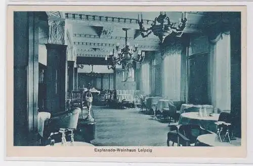 88390 Ak Leipzig Weinhaus Esplanade Markgrafenstraße 10 um 1930