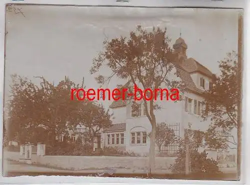 76936 Original Foto Schweta (Mügeln) Schule um 1930