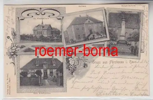 75308 Mehrbild Ak Gruss aus Fürstenau i.Hann. Krankenhaus usw. 1903