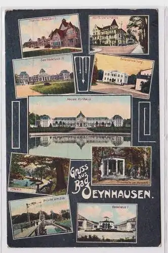90014 Mehrbild Ak Gruss aus Bad Oeynhausen Ortsansichten 1923