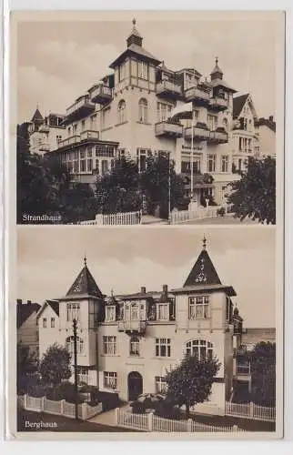 88982 Mehrbild Ak Ostseebad Bansin "Bansiner Hof" 1935