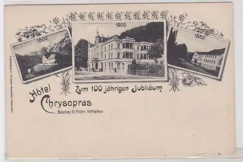 89223 Mehrbild Ak Bad Blankenburg Hotel Chrysopras 1800-1900