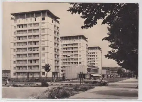 11930 Ak Halle (Saale) Hochhäuser in der Leninallee 1967