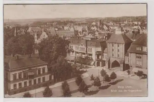 82201 Ak Stolp in Pommern Blick aus der Vogelschau 1925