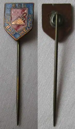 DDR Sport Anstecknadel Mitgliedsabzeichen BSG Aufbau Weimar (145741)