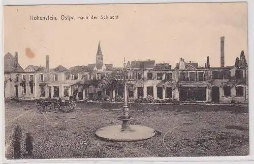 907881 AK Hohenstein (Olsztynek) - Ostpreußen nach der Schlacht 1915