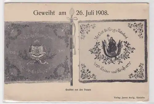 45681 Ak kgl.sächs. Militär Verein Stetzsch und Umgebung um 1908