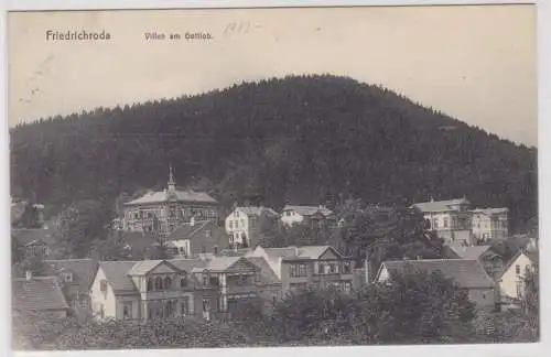 89180 Ak Friedrichroda Villen am Gottlob 1913