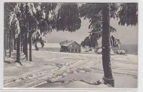 09561 Ak Ski & Wanderheim der Turngemeinde Zwickau in Oberjugel 1930