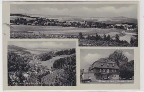 31636 Ak Heinersdorf Kreis Schleiz - Gasthaus zum goldenen Löwen 1937