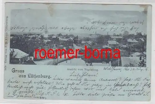77254 Ak Gruß aus Lütjenburg Ansicht vom Vogelsberg 1901