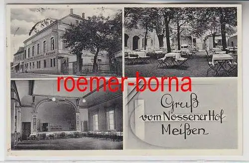 76181 Mehrbild Ak Gruß vom Nossener Hof Meissen 1938