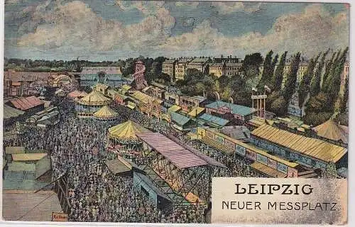 88189 Ak Leipzig - Panorama vom Neuen Messplatz 1908