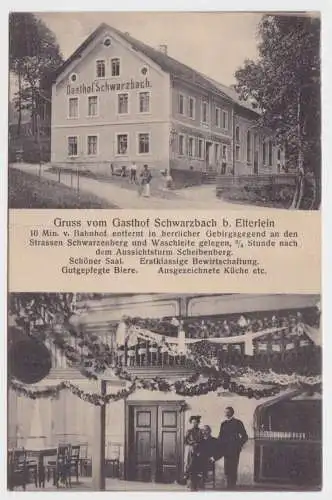 97031 Mehrbild Ak Gruss vom Gasthof Schwarzbach b. Etterlein um 1930