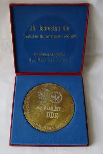 Medaille 25 Jahre DDR Für Verdienste im Handwerk Bezirk Leipzig 1974 (163153)