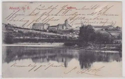 906482 Ak Allstedt Großherzogtums Sachsen-Weimar-Eisenach Schloss 1906