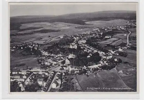 907111 Ak Schöneck im Vogtland Fliegeraufnahme 1937