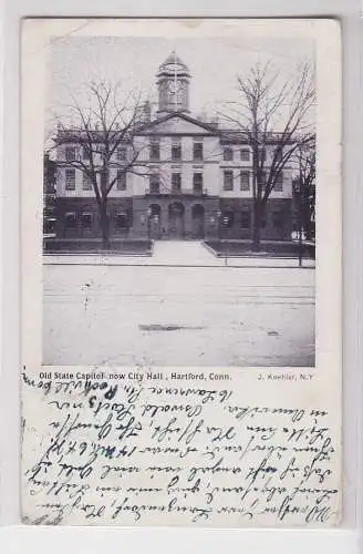 33975 AK Hartford Conn. Old State Capitol now City Hall 1935