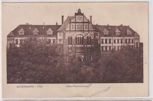 99233 Ak Altenburg in Thüringen Ober-Realschule um 1920