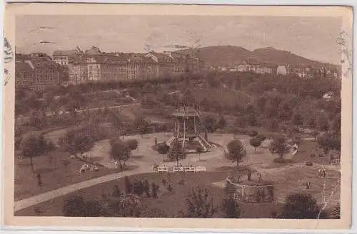 55738 Ak Aussig Ústí nad Labem Stadtpark 1929