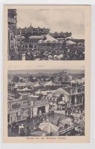 16656 Mehrbild Ak Gruß vom Eisleber Wiesenmarkt um 1910