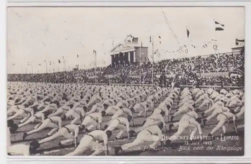 906729 Ak Leipzig 12.Deutsches Turnfest 1913 Turnplatz