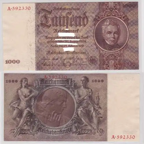 1000 Mark Banknote Deutsches Reich 22.2.1936 Schinkel Ro.Nr.177 (165490)