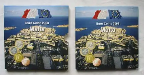 KMS Euro Euro-Set Kursmünzensatz Malta 2008 Postsatz mit Briefmarken (156301)