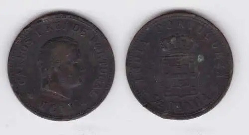 1/2 Tanga Bronze Münze Portugiesisch Indien 1901 f.ss (146331)