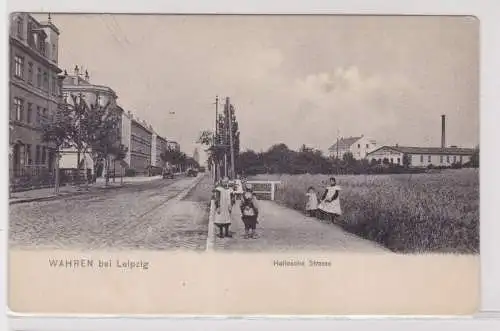 904731 AK Wahren bei Leipzig - Hallesche Strasse mit Firma Kirschbaum & Hellweg