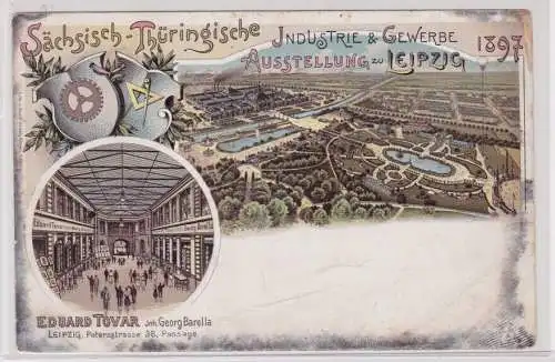 904626 AK Gewerbe Ausstellung Leipzig - Eduard Tovar, Inh. Georg Barella 1897