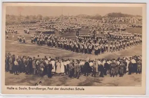 98286 Foto AK Halle a.S. - Brandberge, Fest der deutschen Schule