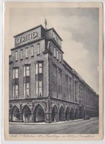 905463 AK Halle a. S. - Ritterhaus, Leipziger Straße 87/92, C.F.Ritter 1931