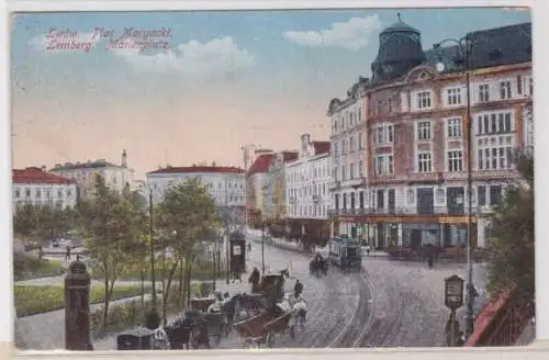92673 AK Lemberg (Lwów) - Marienplatz (Plac Maryacki) 1916